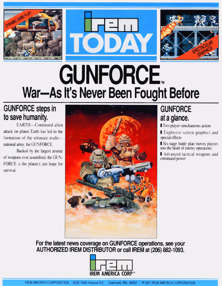 Gunforce - Battle Fire Engulfed Terror Island