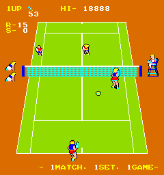 Screenshot Super Doubles Tennis
