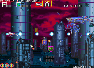 Screenshot Darius Gaiden - Silver Hawk