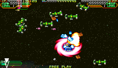 Screenshot Mars Matrix: Hyper Solid Shooting