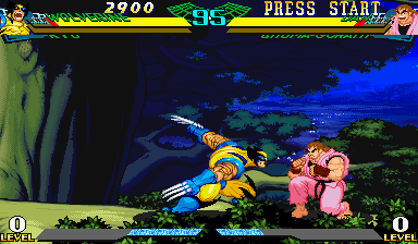 Screenshot Marvel Super Heroes vs. Street Fighter