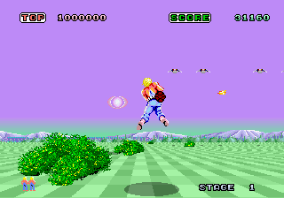 Screenshot Space Harrier