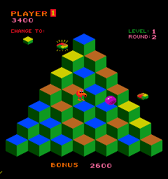 Screenshot Faster, Harder, More Challenging Q*bert