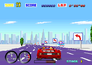 Screenshot Turbo Out Run