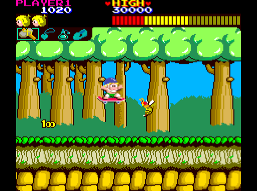 Screenshot Wonder Boy