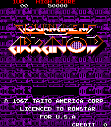 Screenshot Tournament Arkanoid