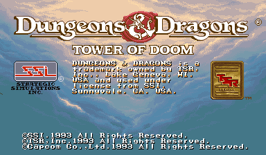 Screenshot Dungeons & Dragons: Tower of Doom