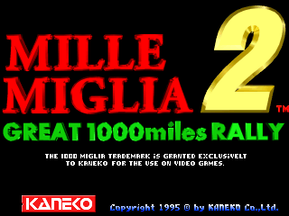 Screenshot Mille Miglia 2: Great 1000 Miles Rally