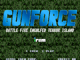 Screenshot Gunforce - Battle Fire Engulfed Terror Island