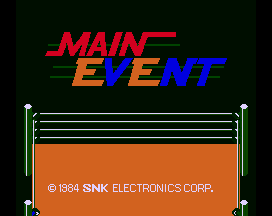 Screenshot Main Event