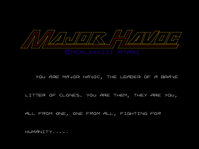 Screenshot The Adventures of Major Havoc