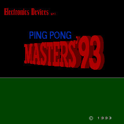 Screenshot Ping Pong Masters '93