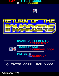 Screenshot Return of the Invaders