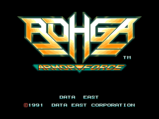 Screenshot Rohga Armor Force