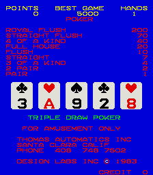 Screenshot Triple Draw Poker
