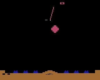 Screenshot Missile Command