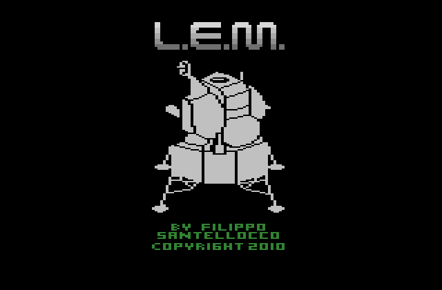 Screenshot Lunar Lander