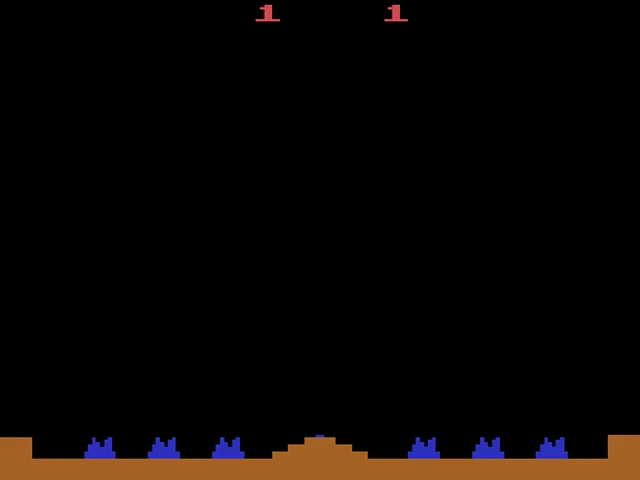 Screenshot Missile Command