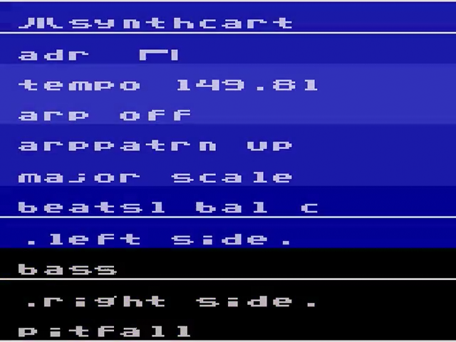 Screenshot Synthcart
