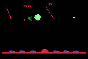 Screenshot Missile Command