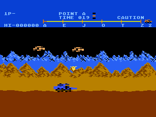 Screenshot Moon Patrol