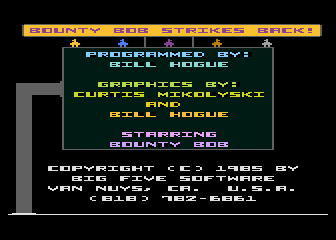 Screenshot Bounty Bob Strikes Back!
