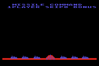 Screenshot Missile Command