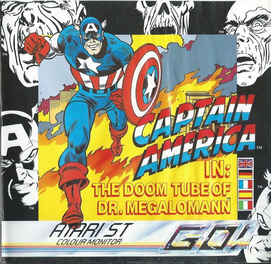 Captain America In : The Doom Tube Of Dr. Megalomann