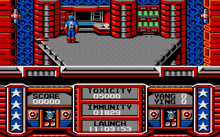 Screenshot Captain America In : The Doom Tube Of Dr. Megalomann