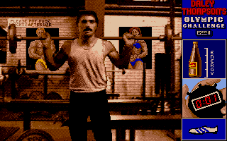 Screenshot Daley Thompson's Olympic Challenge