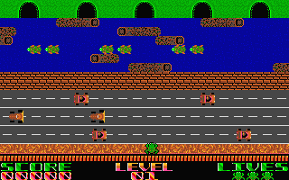 Screenshot Frogger!