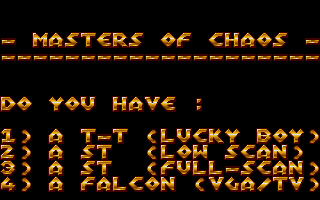 Screenshot Masters Of Chaos