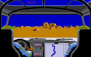Screenshot Paris Dakar 1990