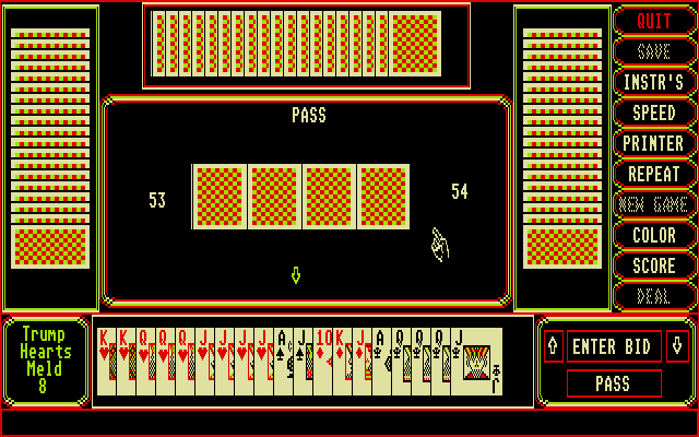Screenshot Pinochle : Four Handed / Double Deck