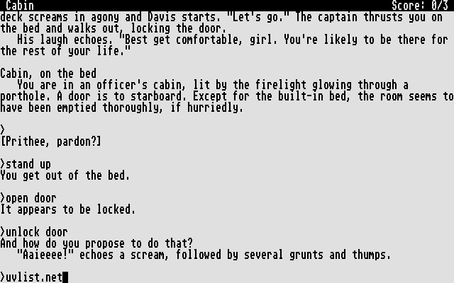 Screenshot Plundered Hearts