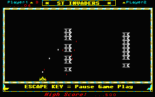 Screenshot ST Invaders
