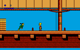 Screenshot The Simpsons : Bart Vs. The World