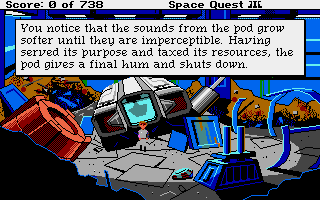Screenshot Space Quest III : The Pirates Of Pestulon