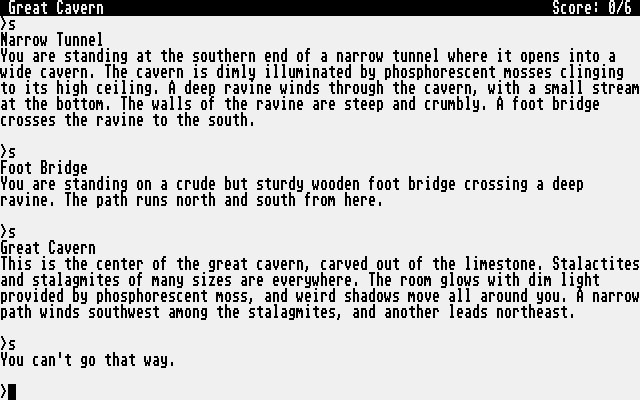Screenshot Zork II : The Wizard of Frobozz