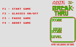 Screenshot 3D Break-Thru