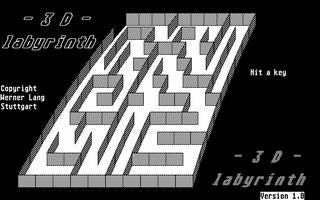 Screenshot 3D Labyrinth