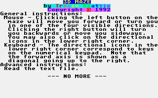 Screenshot 3D Maze
