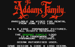Screenshot The Addams Family
