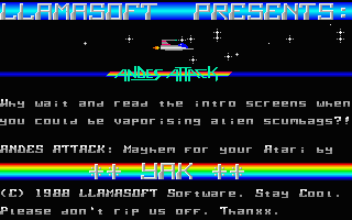 Screenshot Andes Attack