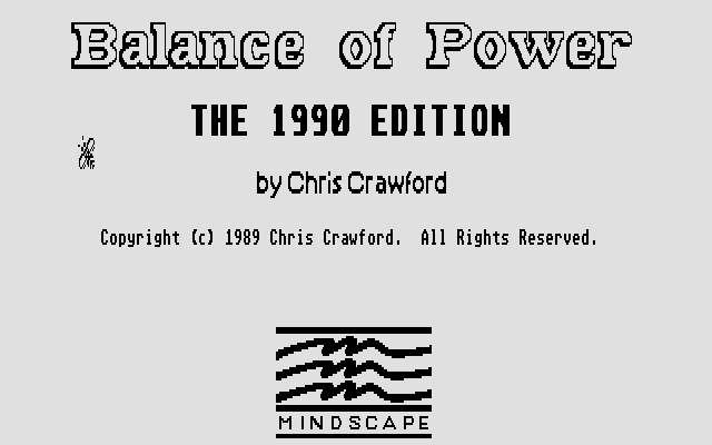 Screenshot Balance Of Power : The 1990 Edition