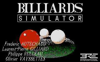 Screenshot Billiards Simulator