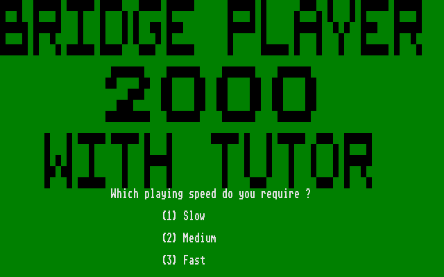 Screenshot Bridge Player 2000 With Tutor