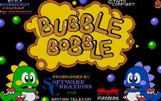 Screenshot Bubble Bobble