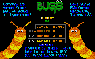 Screenshot Bugs