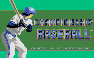 Screenshot Championship Baseball